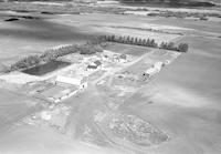 Aerial photograph of a farm near Mayfair, SK (46-12-W3)