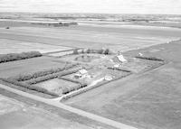 Aerial photograph of a farm near Cutknife (44-22-W3)