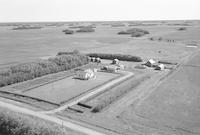 Aerial photograph of a farm near Speers, SK (14-43-11-W3)