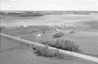 Aerial photograph of a farm near Mayfair, SK (46-12-W3)