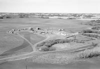 Aerial photograph of a farm near Paradise Hill, SK (52-24-W3)