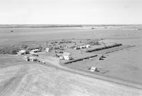 Aerial photograph of a farm near Unity, SK (40-22-W3)