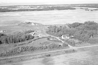 Aerial photograph of a farm near Shellbrook, SK (49-3-W3)