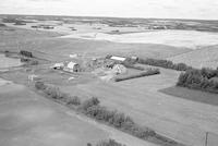 Aerial photograph of a farm near Shellbrook, SK (49-3-W3)