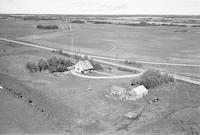 Aerial photograph of a farm near Vawn, SK (11-48-19-W3)