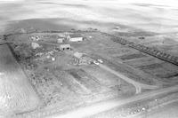 Aerial photograph of a farm near Speers, SK (42-11-W3)