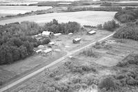 Aerial photograph of a farm near Maidstone, SK (30-47-23-W3)
