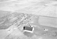 Aerial photograph of a farm near Cutknife, SK (44-21-W3)