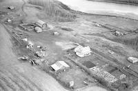 Aerial photograph of a farm near S. Makwa, SK (58-20-W3)