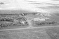 Aerial photograph of a farm near Shellbrook, SK (49-3-W3)