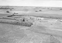 Aerial photograph of a farm in Saskatchewan (44-11-W3)