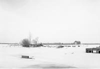 Aerial photograph of a farm near Maymont, SK (3-42-12-W3)