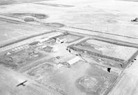 Aerial photograph of a farm near Unity, SK (30-40-22-W3)