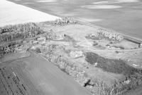 Aerial photograph of a farm near Unity, SK (34-40-22-W3)