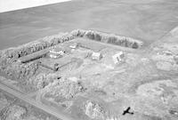 Aerial photograph of a farm in Saskatchewan (14-41-21-W3)