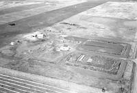 Aerial photograph of a farm in Saskatchewan (10-41-21-W3)