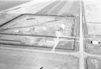 Aerial photograph of a farm in Saskatchewan (41-22-W3)