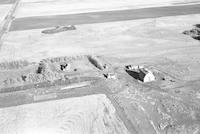 Aerial photograph of a farm in Saskatchewan (24-42-14-W3)