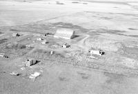 Aerial photograph of a farm in Saskatchewan (42-20-W3)