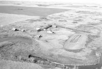 Aerial photograph of a farm in Saskatchewan (42-20-W3)