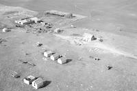 Aerial photograph of a farm in Saskatchewan (42-20-W3)