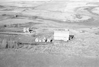 Aerial photograph of a farm in Saskatchewan (42-20-W3)