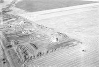 Aerial photograph of a farm in Saskatchewan (42-21-W3)