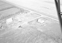 Aerial photograph of a farm in Saskatchewan (42-21-W3)