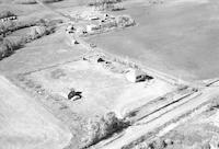 Aerial photograph of a farm in Saskatchewan (43-12-W3)