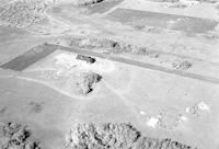 Aerial photograph of a farm in Saskatchewan (27-43-12-W3)