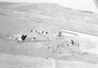 Aerial photograph of a farm in Saskatchewan (23-43-12-W3)