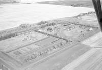 Aerial photograph of a farm near Spears, SK (43-12-W3)