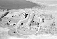 Aerial photograph of a farm near Richard, SK (2-43-12-W3)