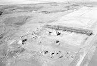 Aerial photograph of a farm in Saskatchewan (15-43-12-W3)