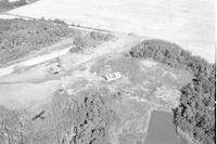 Aerial photograph of a farm in Saskatchewan (10-43-12-W3)