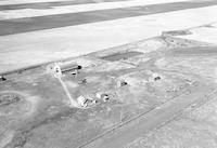 Aerial photograph of a farm in Saskatchewan (43-13-W3)