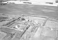 Aerial photograph of a farm in Saskatchewan (43-13-W3)