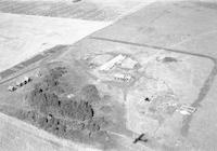 Aerial photograph of a farm in Saskatchewan (44-14-W3)