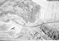 Aerial photograph of a farm in Saskatchewan (11-44-14-W3)