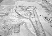 Aerial photograph of a farm in Saskatchewan (13-44-14-W3)