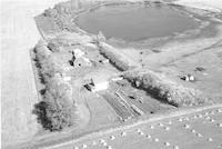 Aerial photograph of a farm in Saskatchewan (25-44-14-W3)