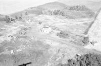 Aerial photograph of a farm in Saskatchewan (8-44-15-W3)