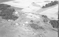 Aerial photograph of a farm in Saskatchewan (24-44-15-W3)