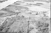 Aerial photograph of a farm in Saskatchewan (31-44-16-W3)