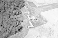 Aerial photograph of a farm in Saskatchewan (2-44-17-W3)