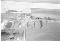 Aerial photograph of a farm in Saskatchewan (44-18-W3)