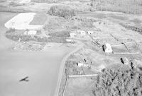 Aerial photograph of a farm in Saskatchewan (44-18-W3)