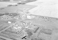 Aerial photograph of a farm in Saskatchewan (30-45-15-W3)