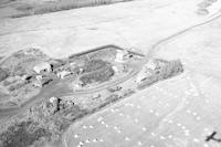 Aerial photograph of a farm in Saskatchewan (23-45-15-W3)