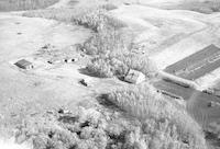 Aerial photograph of a farm in Saskatchewan (25-45-15-W3)